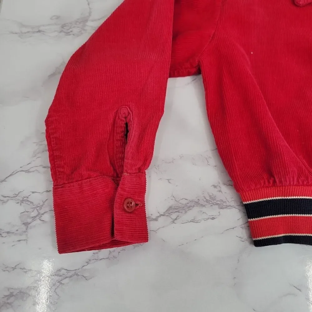 Danny Dare Vintage Corduroy Bomber Jacket and Newsboy Hat
